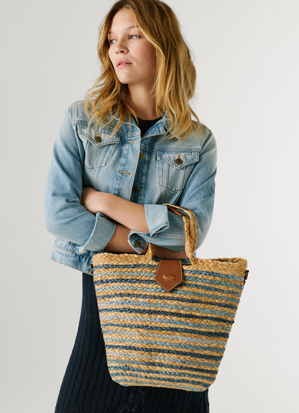 SHOPPER BAG IN JUTE