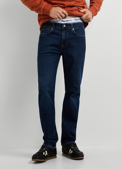 HATCH - SLIM FIT MID-RISE JEANS