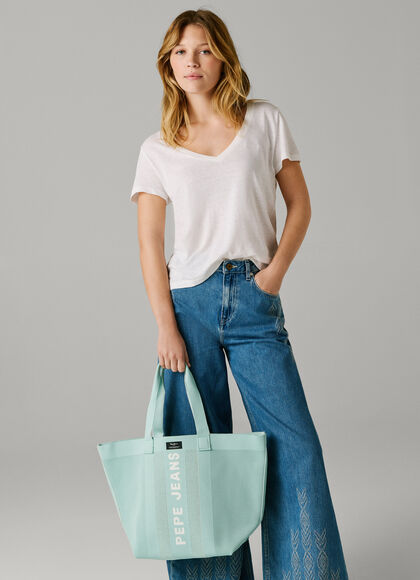 LOGO PRINT SHOPPER BAG