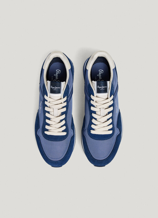 HAILON - ZAPATILLAS PIEL CON DETALLES EN ANTE 