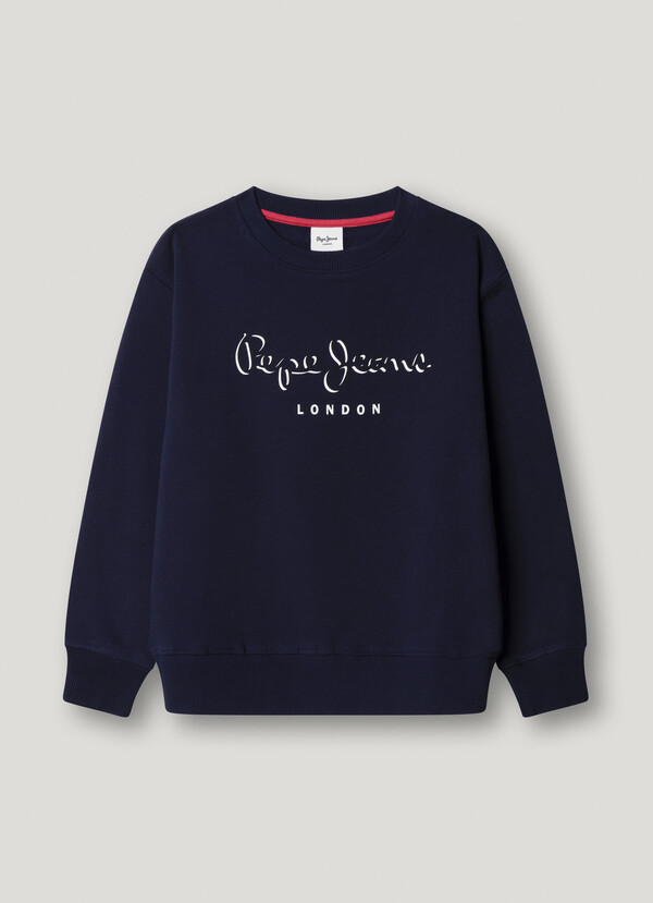 RELAXED FIT LOGO PRINT SWEATSHIRT