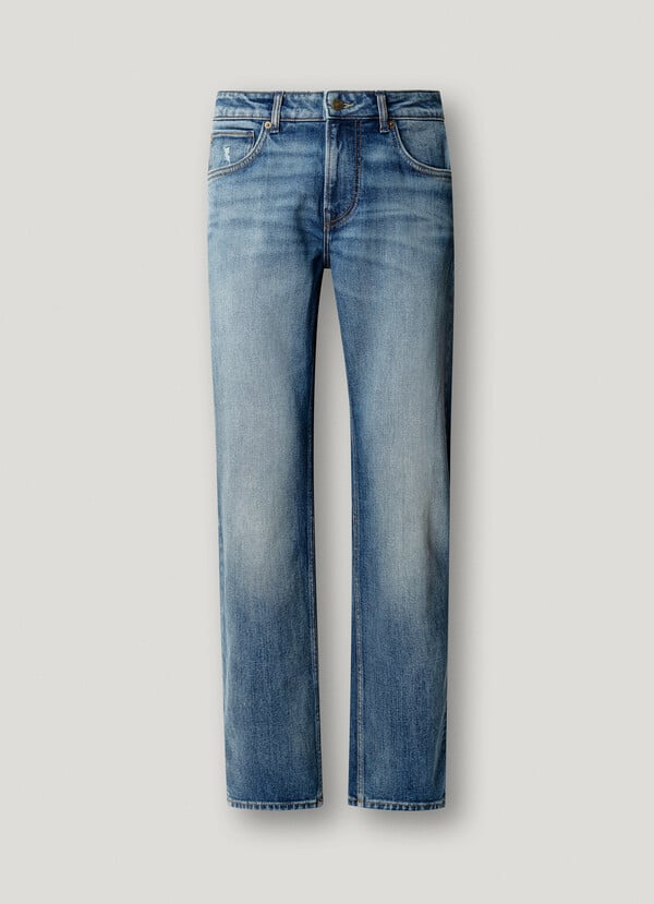 CASH - STRAIGHT FIT MID-RISE JEANS