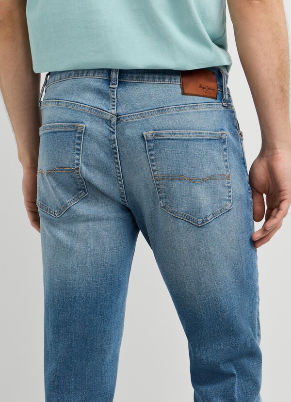 TAPER FIT MID-RISE JEANS - STANLEY