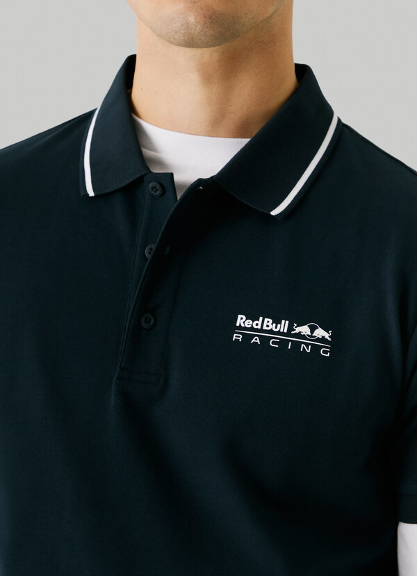 PRINTED LOGO PIQUE POLO SHIRT
