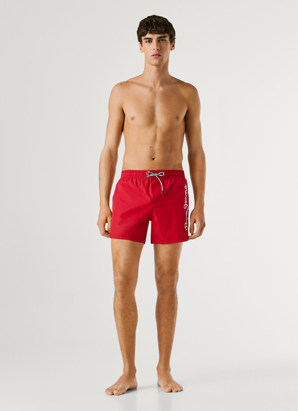 PRINTED LOGO SWIM SHORTS