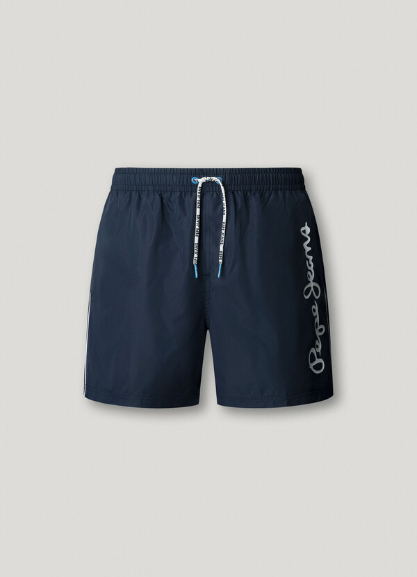 PRINTED LOGO SWIM SHORTS