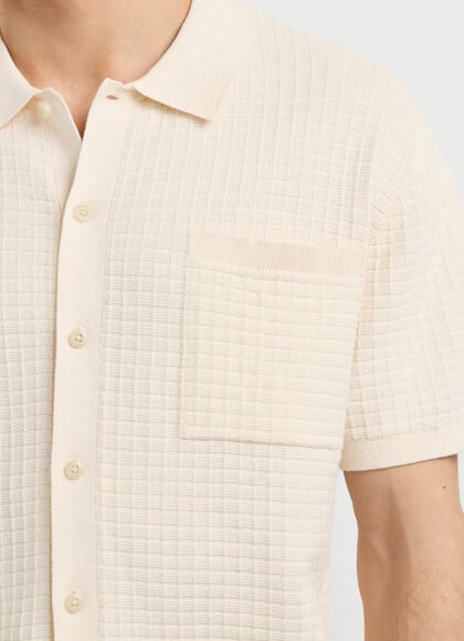 REGULAR FIT KNIT SHIRT