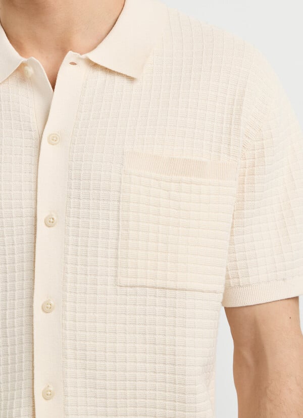 REGULAR FIT KNIT SHIRT