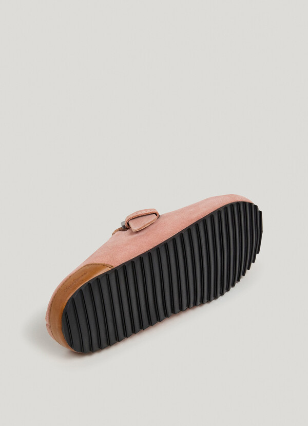 SUEDE CLOGS