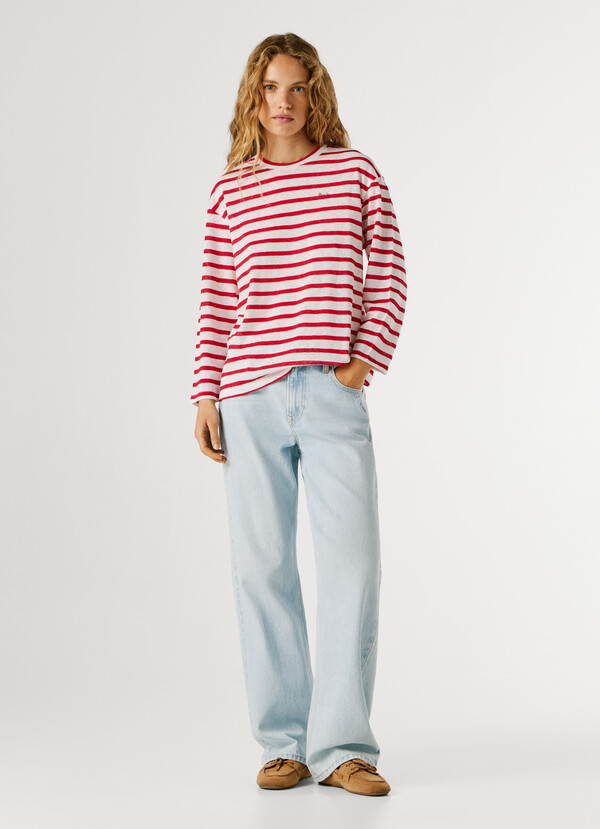 LONG SLEEVE STRIPED T-SHIRT