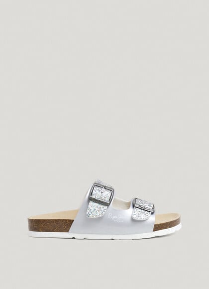 SANDALS WITH GLITTER DETAILS