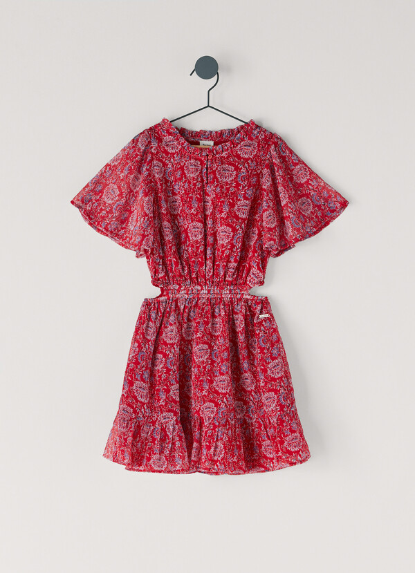 ROBE COURTE &Agrave; IMPRIM&Eacute; FLORAL