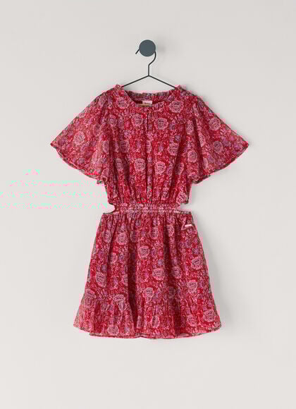 FLORAL PRINT MINI DRESS