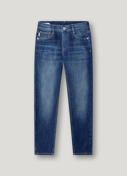 ASHER - TAPER FIT MID-RISE JEANS