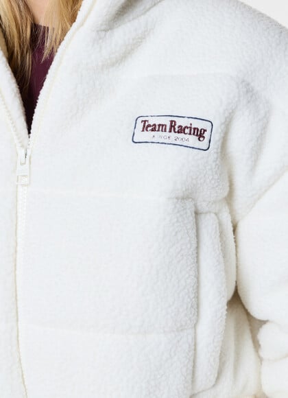 PADDED FLEECE PUFFER JACKET