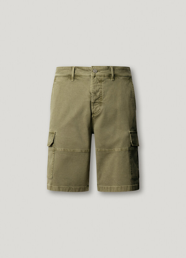 REGULAR FIT CARGO SHORTS