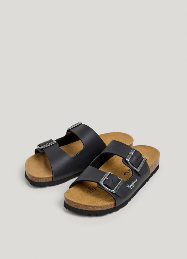 SANDALS WITH DOUBLE BUCKLE