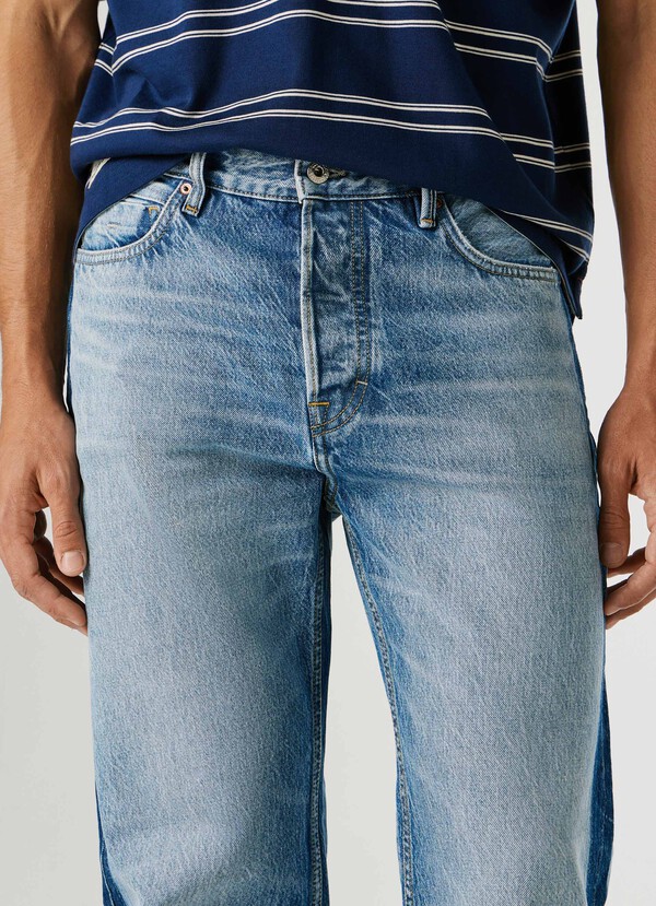 BEXLEY- RELAXED FIT MID-RISE JEANS