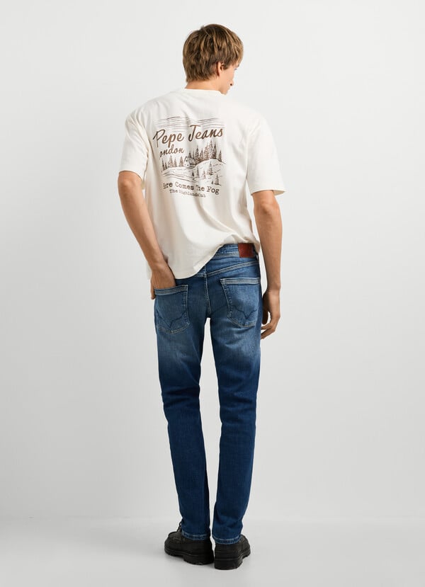STANLEY - TAPER FIT MID-RISE JEANS