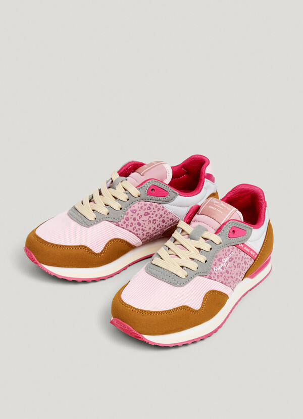 ANIMAL PRINT RUNNING TRAINERS
