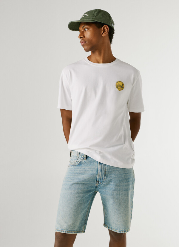 LOOSE FIT DENIM SHORTS