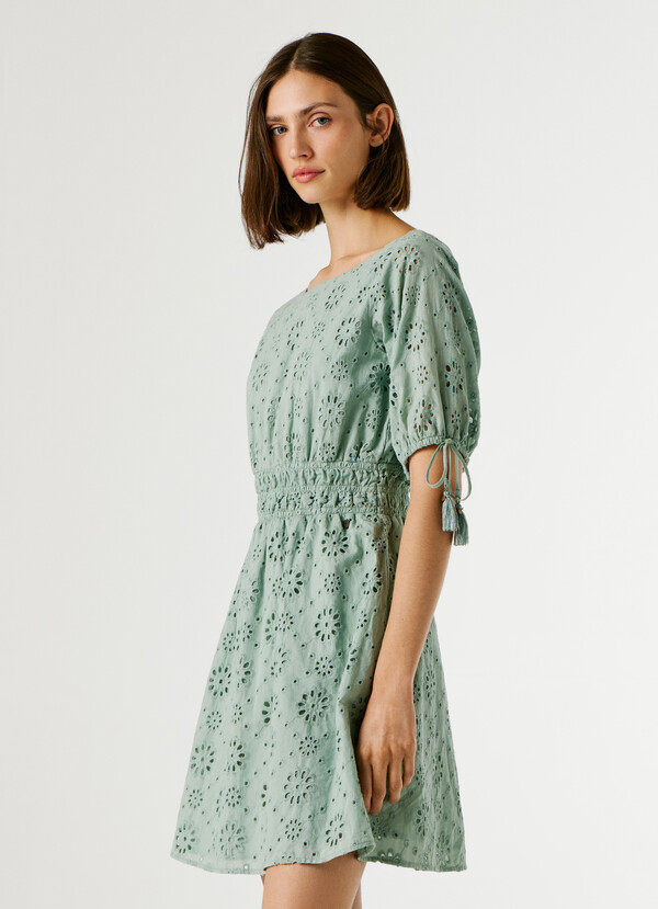 OPENWORK DETAIL MINI DRESS