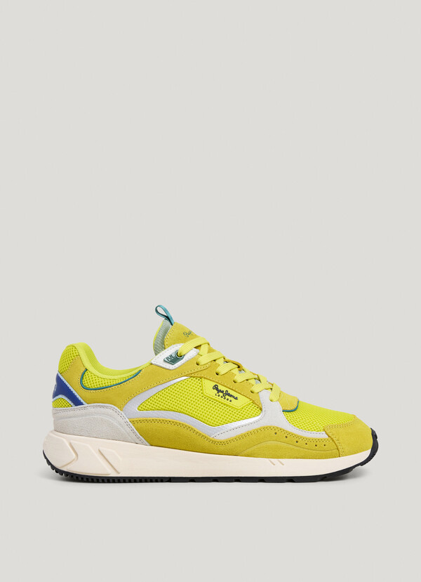 MARLON - TRAINERS WITH SUEDE DETAILS 