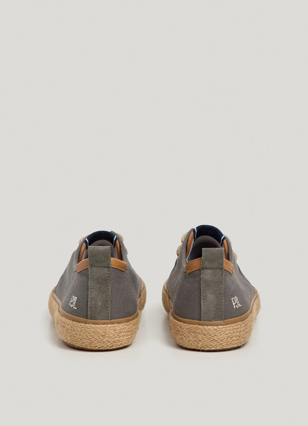 BLUCHER SHOES WITH JUTE DETAILS