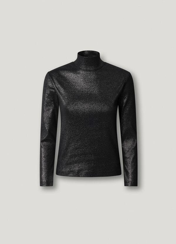 LONG SLEEVE RIBBED T-SHIRT