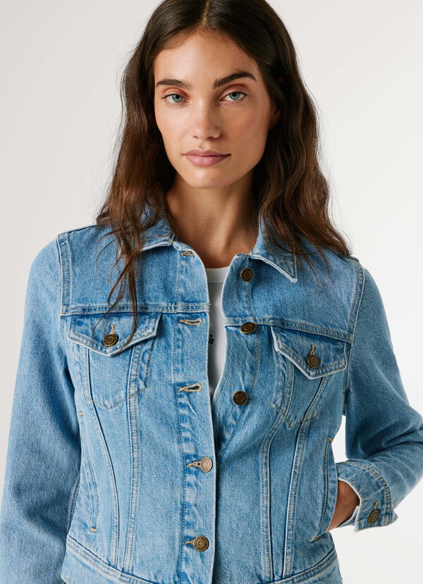 SLIM FIT DENIM JACKET