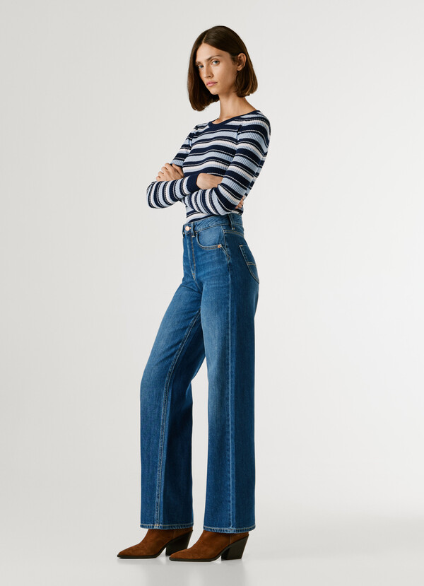 HIGH-RISE STRAIGHT FIT JEANS - LEXA