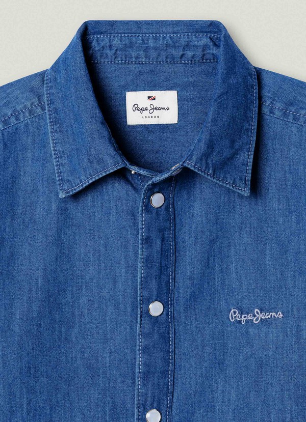 SLIM FIT DENIM SHIRT