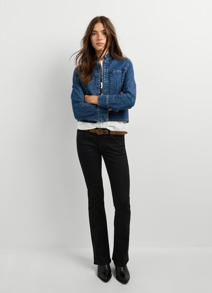 PIMLICO - LOW-RISE FLARE FIT JEANS