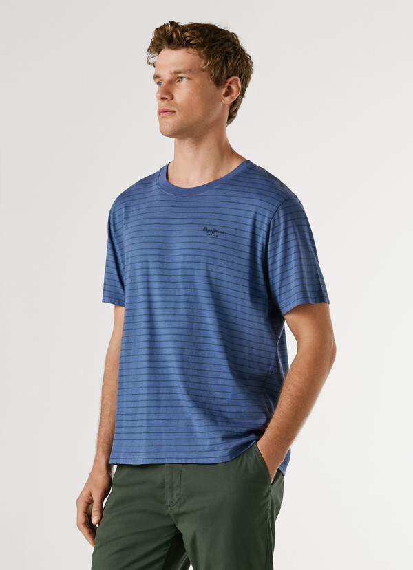 REGULAR FIT STRIPED T-SHIRT