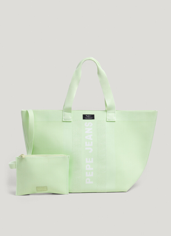 LOGO PRINT SHOPPER BAG