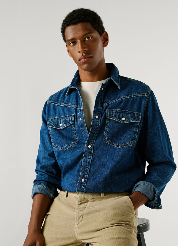 REGULAR FIT DENIM SHIRT