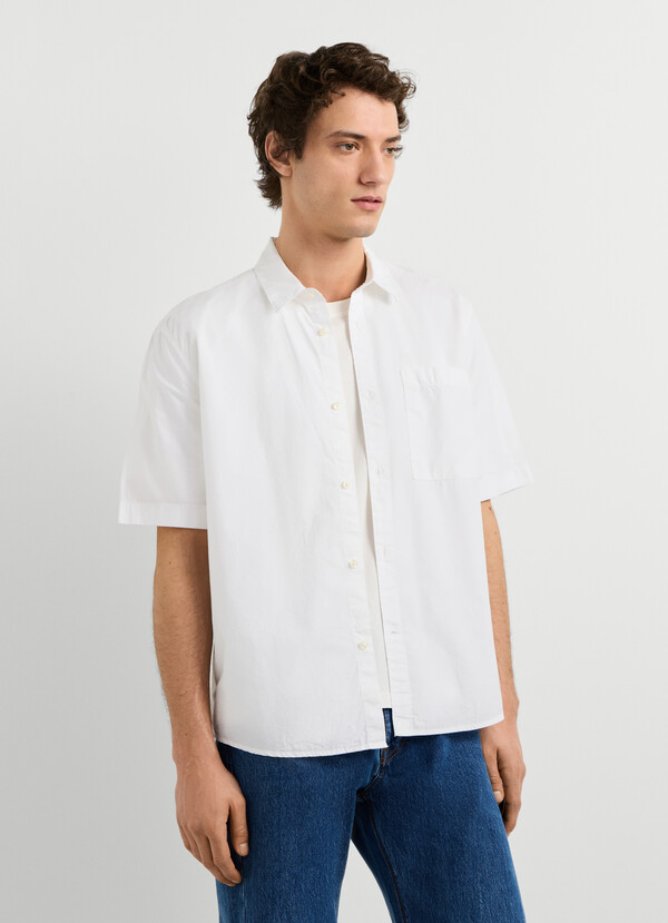 CASUAL FIT POPLIN SHIRT