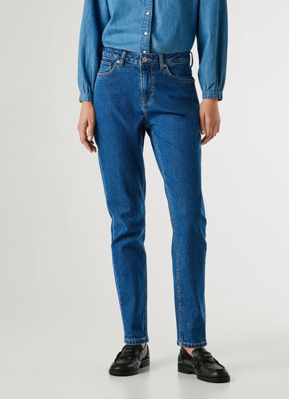 VIOLET - HIGH-RISE TAPER FIT JEANS