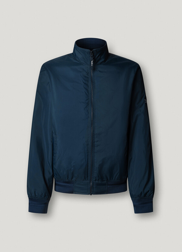 HARRINGTON JACKET WITH HIGH NECK