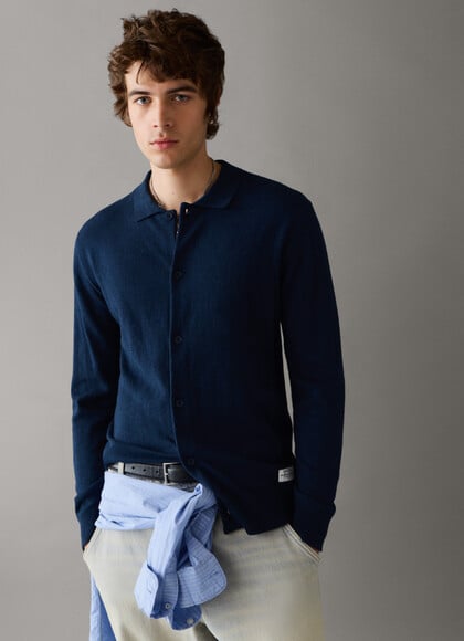 REGULAR FIT KNIT CARDIGAN
