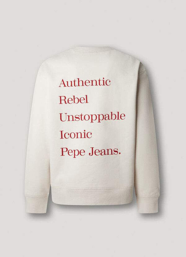 RELAXED FIT CREW NECK SWEATSHIRT