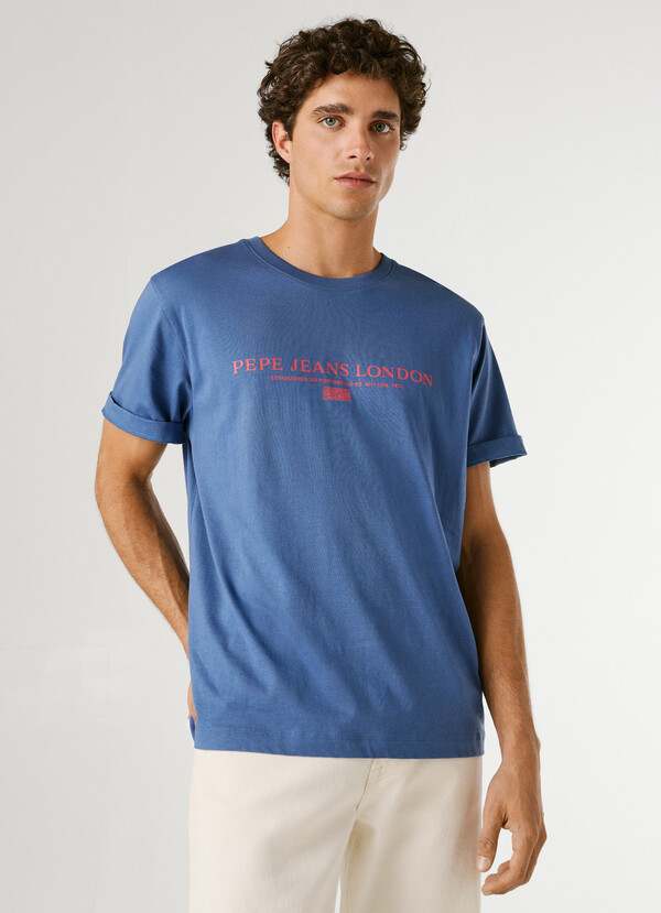 REGULAR FIT LOGO PRINT T-SHIRT