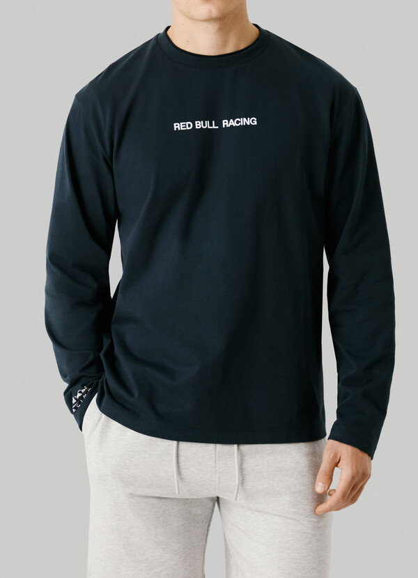 LONG-SLEEVED LOGO PRINT T-SHIRT