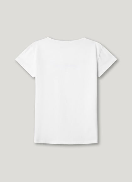 SLIM FIT GLITTER LOGO T-SHIRT