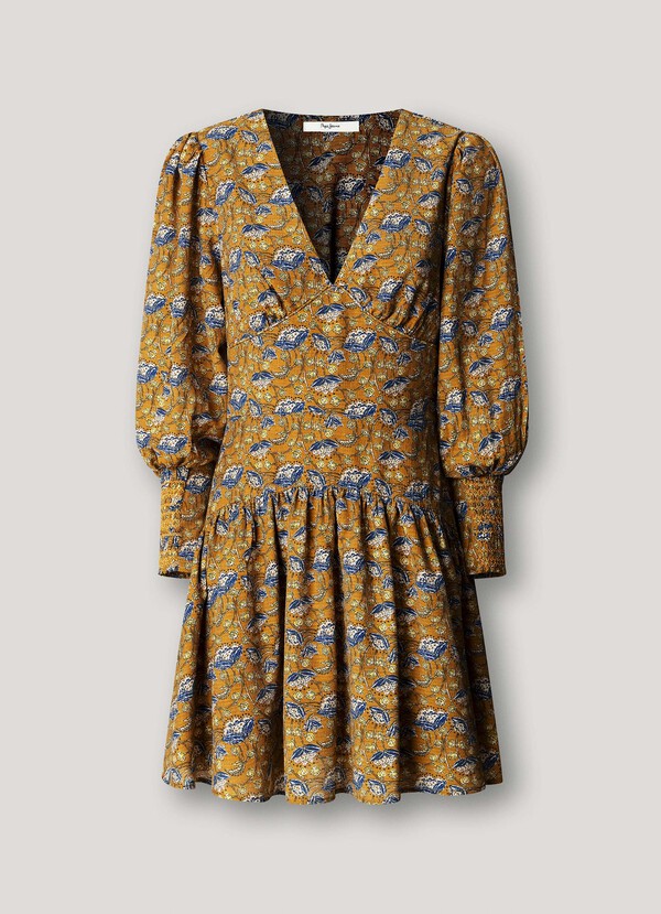 FLORAL PRINT MINI DRESS