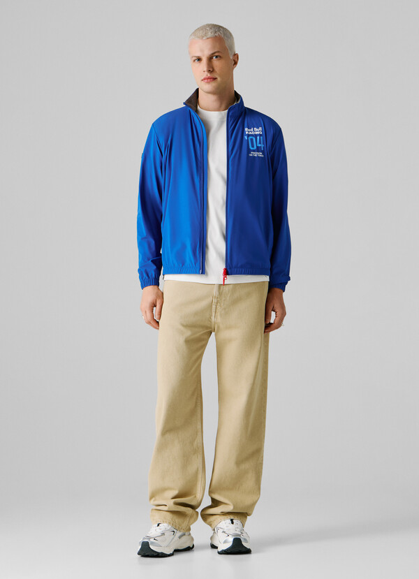 HIGH COLLAR JACKET WITH LOGO