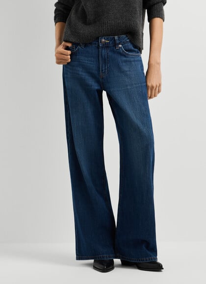 LINA - MID-RISE WIDE FIT JEANS