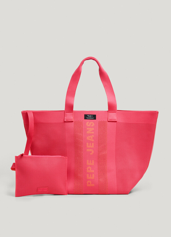 LOGO PRINT SHOPPER BAG