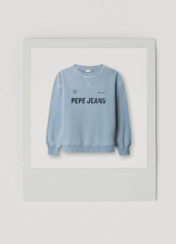 RELAXED FIT CREW NECK SWEATSHIRT