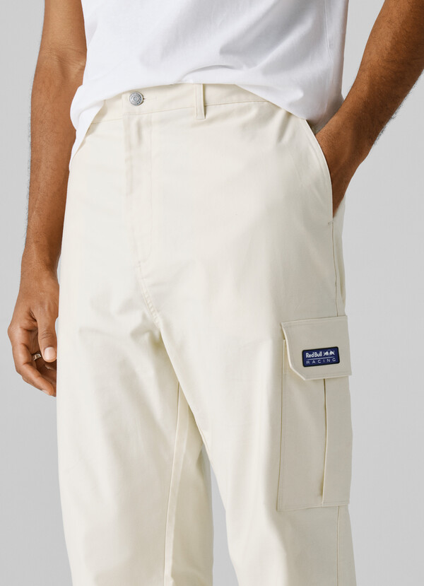 STRAIGHT FIT CARGO TROUSERS